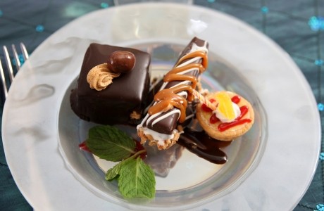 Photo of finely crafted desserts